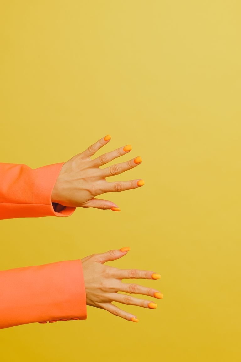 Burnt orange almond nails, a favourite from these october nails ideas 2026