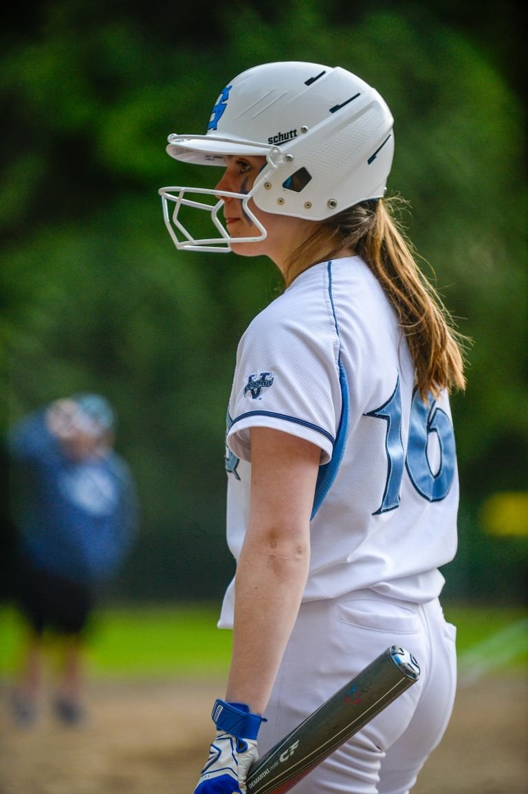 Dutch braid softball hairstyles that fit under a helmet