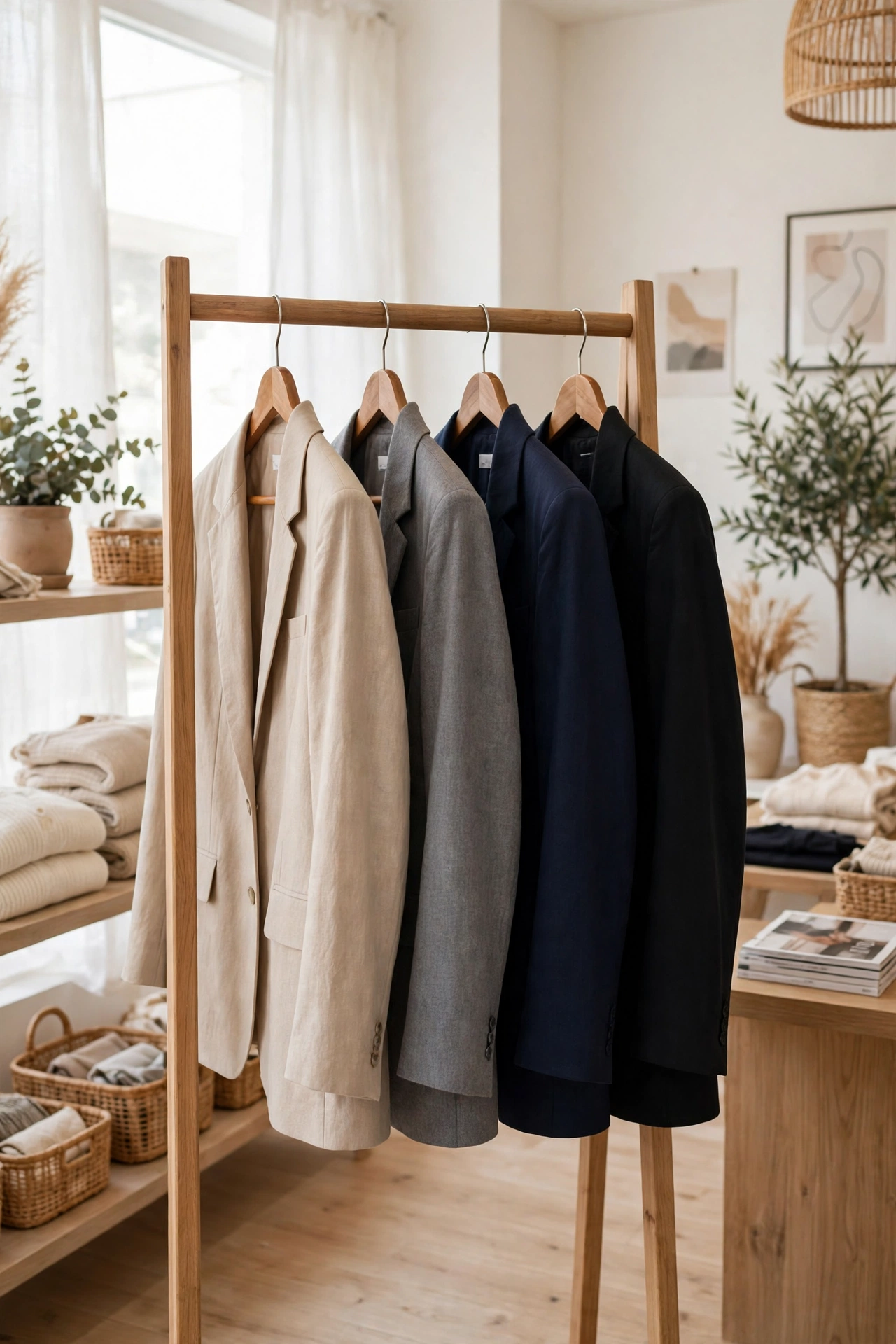 Women's blazers in neutral colors for business casual outfits