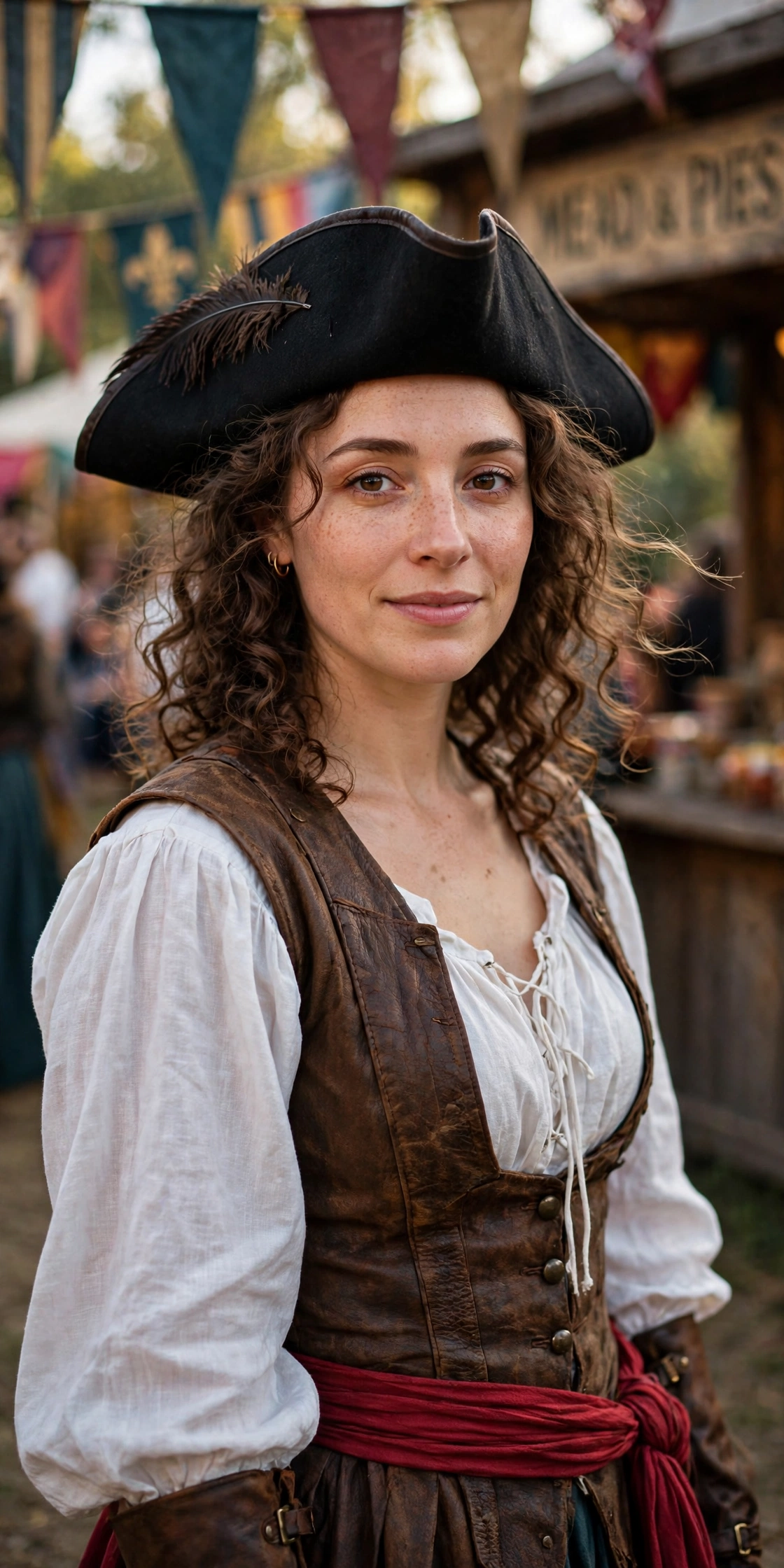 pirate rogue archer ren faire outfits for women boots and vest