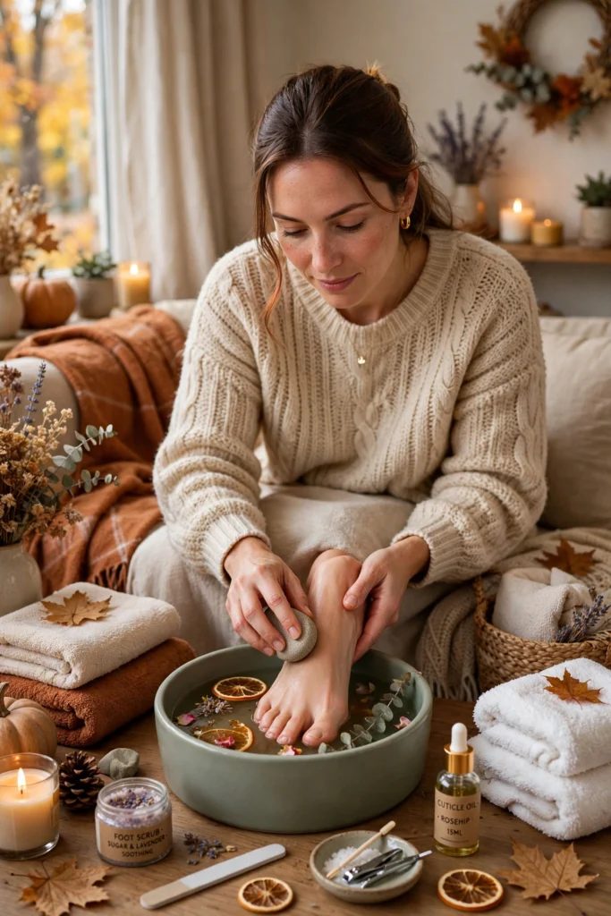 long lasting thanksgiving pedicure tips at home foot care